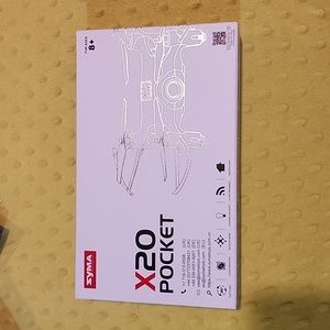 NEW Syma X20 Pocket Drone 4 Channel Remote Control Quadcopter in Blue